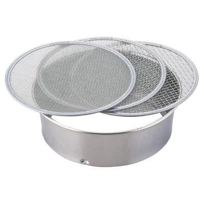 Photo1: No.1373  Stainless soil sieve 21cm [245g / 210 x 65 mm]