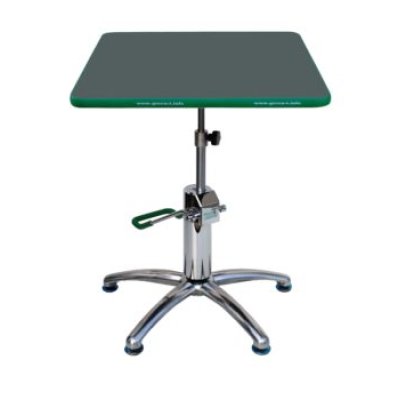 Photo1: No.M1202  Green T Basic Square table