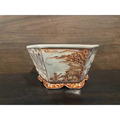 Photo2: No.MH4827 Tsukinowa shousen bonsai pot