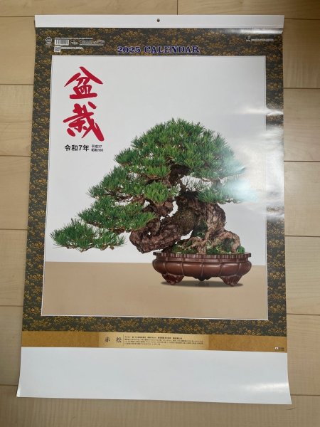 Photo1: No.2025CA-4 Bonsai calendar (1)